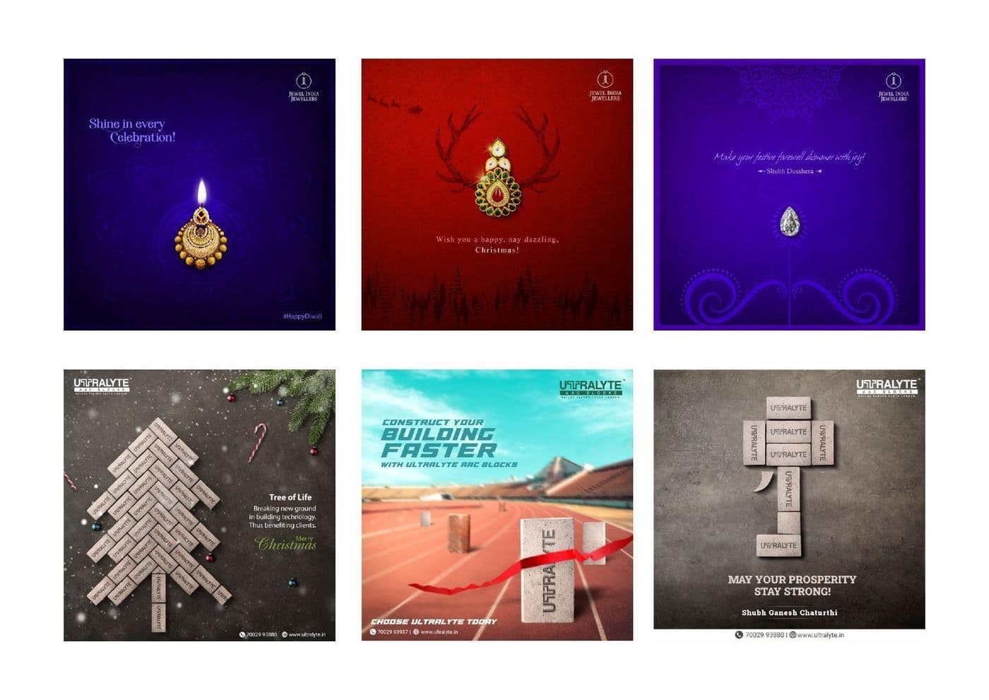 A festive social media series covering Diwali and seasonal occasions